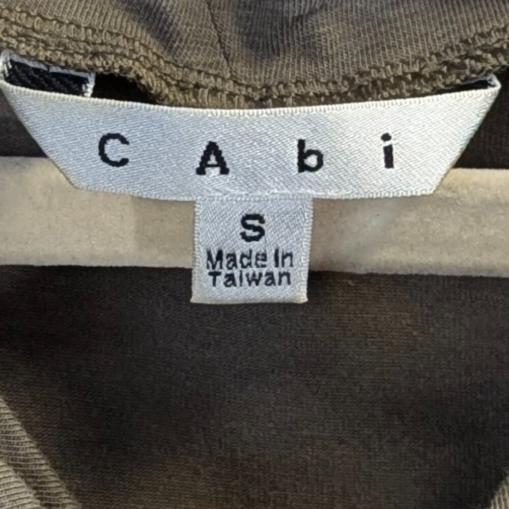 CAbi Size Small Mock Turtleneck in Light Brown - Picture 3 of 13